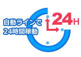 同時一貫生産ラインで24時間フル稼働 同時一貫生産ラインで24時間フル稼働